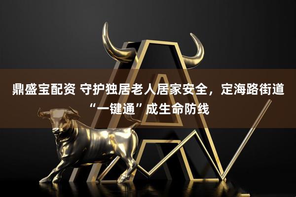 鼎盛宝配资 守护独居老人居家安全，定海路街道“一键通”成生命防线